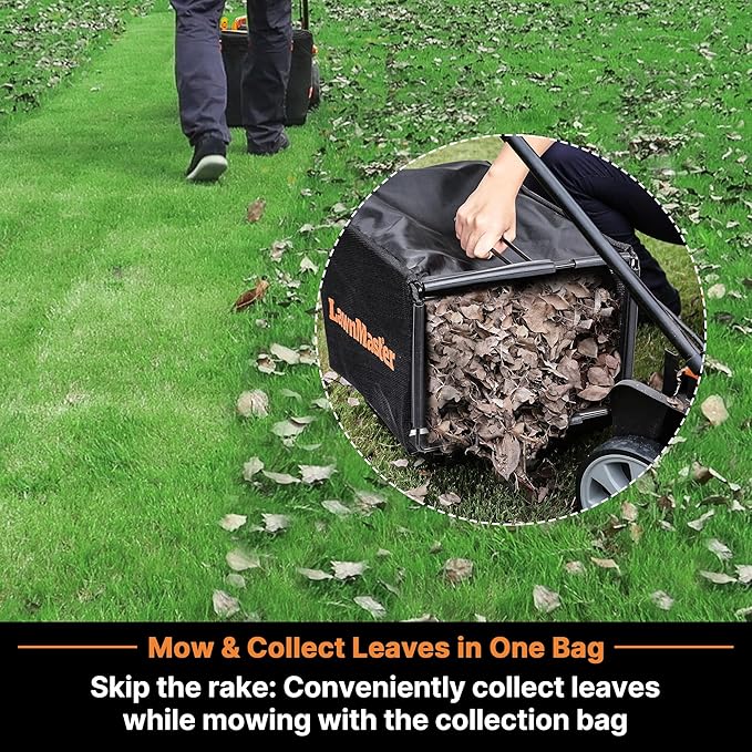 LawnMaster CLMF4819A 48V MAX* 19-inch Brushless Cordless Mower with 2X24V MAX* 4.0Ah Battery and a Dual Charger