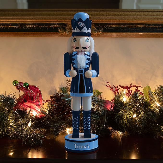 foco NFL Team Logo Collectible Holiday 14" Nutcracker