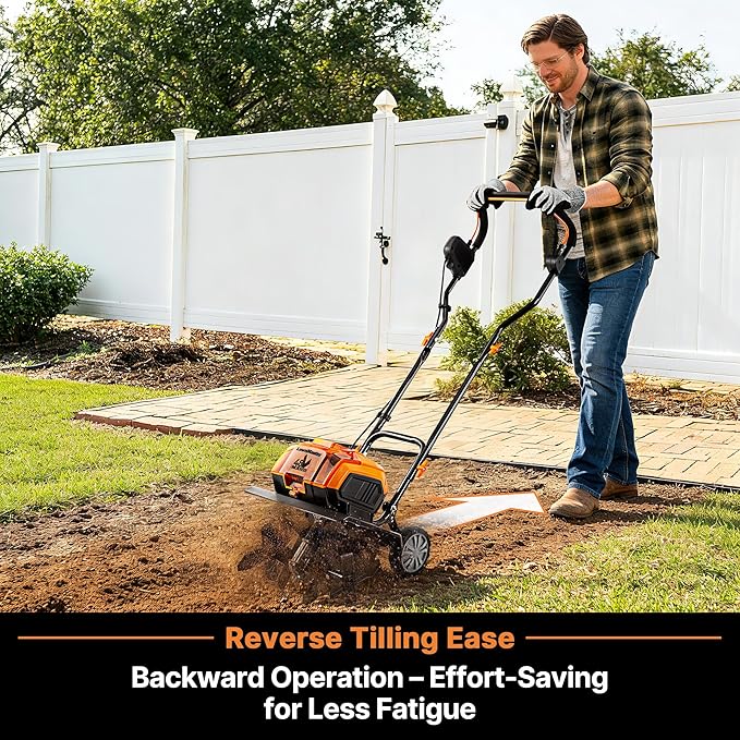 LawnMaster 48V MAX* 14.5¡± Cordless Tiller ? CLTE4814