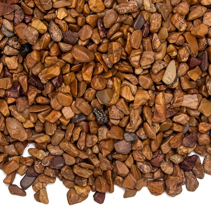 18 Pounds Wood Bean Rocks for Succulents Cactus Plants Decorative Stones Pebbles