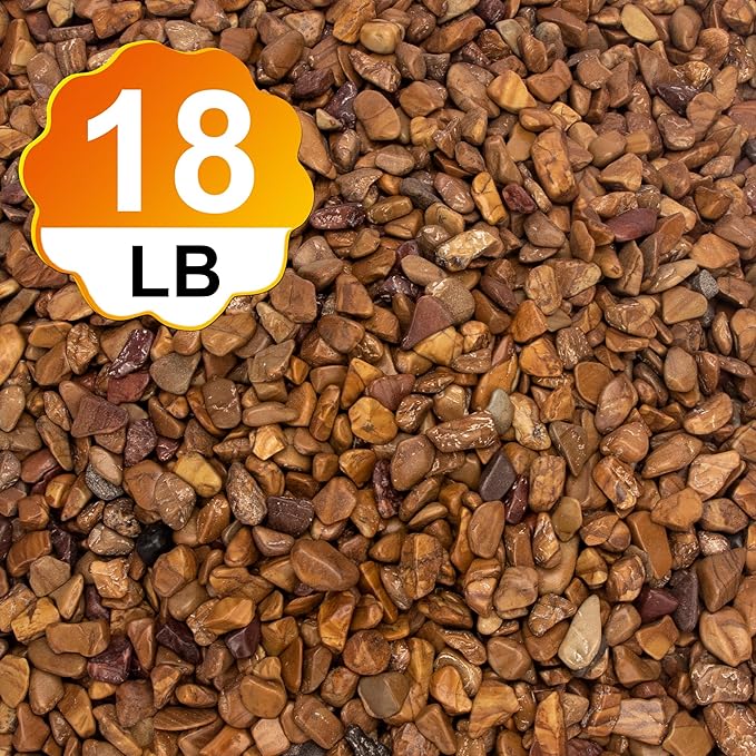 18 Pounds Wood Bean Rocks for Succulents Cactus Plants Decorative Stones Pebbles