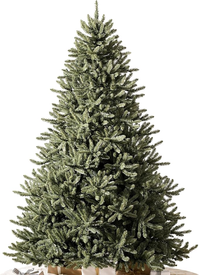 Balsam Hill 9 ft Unlit Classic Blue Spruce - Artificial Christmas Tree with Premium Stand for Indoor Holiday Decorating
