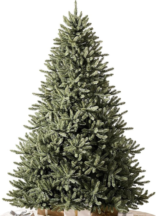 Balsam Hill 9 ft Unlit Classic Blue Spruce - Artificial Christmas Tree with Premium Stand for Indoor Holiday Decorating