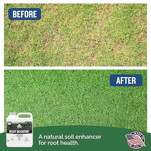 Turf Titan Root Booster (1 Gallon) ? Natural Liquid Probiotic for Plants & Lawn Care ? Green Booster for Effortless Lawn Maintenance ? Supports Growth & Resilience ? Covers up to 32,000 Sq Ft