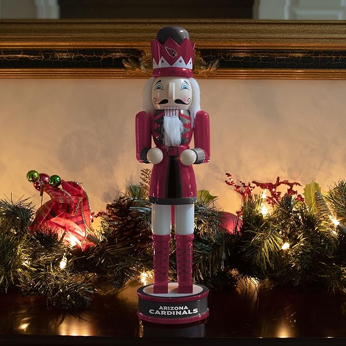 foco NFL Team Logo Collectible Holiday 14" Nutcracker