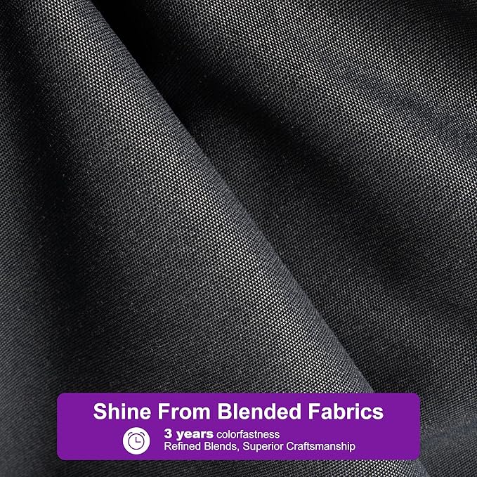 PURPLE LEAF 8 FT Cantilever Patio Umbrella Outdoor Aluminum Offset Square Umbrella with 3 Years Fade Resistance Recycled Fabric and 360-degree Rotation for Deck Pool Garden, Graphite Grey