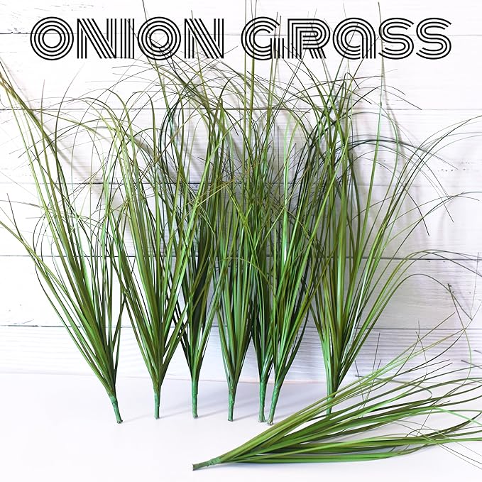 16PCS Artificial Plants,Artificial Shrubs Wheat Grass Greenery,Artificial Greenery Stems Fake Outdoor Plants for Home Decor,Fake Tall Grass Artificial Grass Plant for Outdoor Indoor Decor