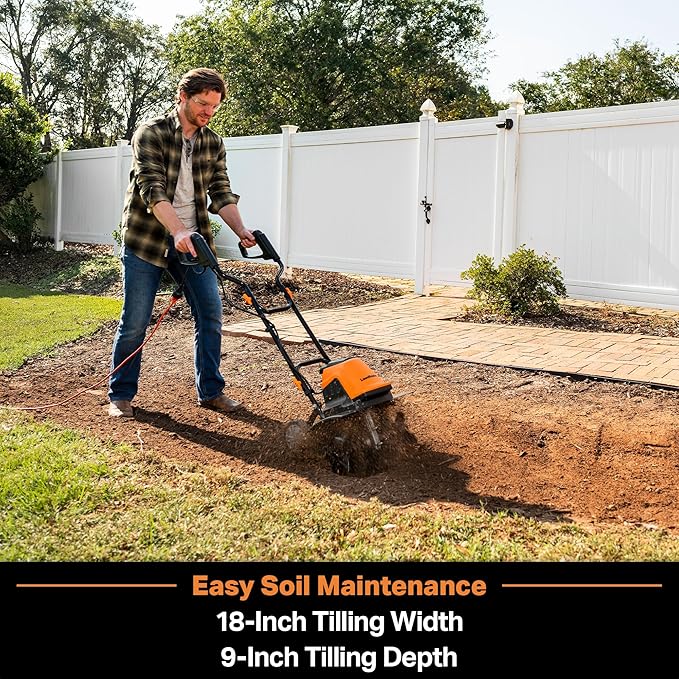 LawnMaster 13.5 Amp 18¡± Electric Tiller ? TE1318M