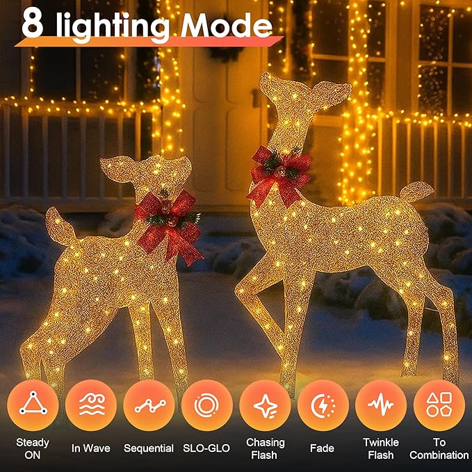 Christmas Lights 1200 LED 394 FT, IP67 Waterproof Christmas Tree Lights with 8 Modes, Outdoor String Lights with Timers & Memory Function, Xmas Light for Holiday Decor (Warm White)