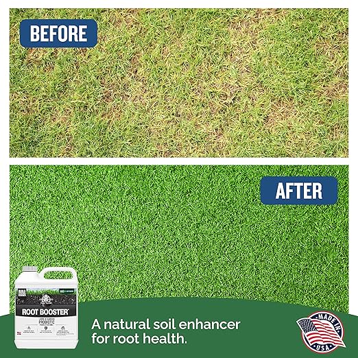 Turf Titan Root Booster ? Grass Probiotic & Garden Booster ? Natural Liquid Probiotic for Lawn Care ? Green Lawn Enhancer for Yard Maintenance ? Covers up to 8,000 Sq Ft